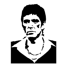 Scarface Stencil