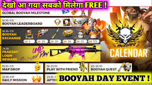 Free fire is the ultimate survival shooter game available on mobile. Free Fire Booyah Day Event Calendar New Update Booyah Day Event Kab Aayega Wifigamingdost Youtube