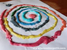 Peinture Gonflante Nos Tests De Recettes Ultra Simples La Cour Des Petits Peinture Gonflante Idee Bricolage Enfant Puffy Paint