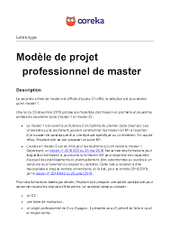 Voir plus d'idées sur le thème projet professionnel exemple, lettre de motivation, recherche emploi. Doc Ooreka Modele Projet Professionnel Master Mouhsine Rasfa Academia Edu