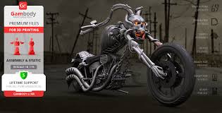 A ghost bike (also referred to as a ghostcycle or whitecycle) is a bicycle roadside memorial, placed where a cyclist has been killed or severely injured, usually by the driver of a motor vehicle. Gambody Stl Files Of Marvel Ghost Rider S Bike For 3d Printer