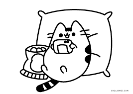 Selecão de desenhos, com os melhores personagens para pintar e se divertir. Desenhos De Pusheen Para Colorir Paginas Para Impressao Gratis