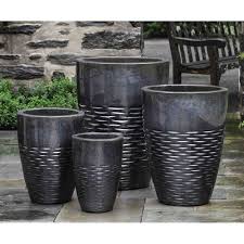 Maybe you would like to learn more about one of these? Hyphen Ice Black Ceramic Tall Planters Kinsey Garden Decor