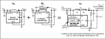 As the name suggests, it takes an input voltage boost converter: Small High Voltage Boost Converters