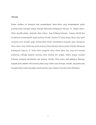 Mengenal pasti cara mengatasi pelajar ponteng sekolah. Https Pdfcoffee Com Download Laporan Penuh Kajian Tindakan Masalah Ponteng Pdf Free Html