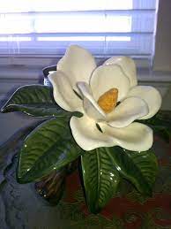 Magnolia Flower Ceramic Art Etsy Magnolia Flower Ceramic Art Flowers