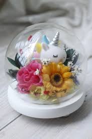 Freeze dried flowers are fresh flowers that have been specially dried to preserve their natural shape and color. Mother S Day Flowers Preserved Fresh Flowers Unicorn Bell Jar Globe Fairy Lights Hobbies Toys Stationery Craft Flowers Bouquets On Carousell