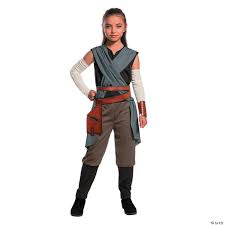 Girl S Star Wars Episode Viii The Last Jedi Rey Costume Large Oriental Trading