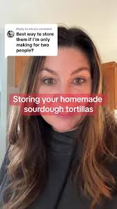 Replying to @erica Best way to store your tortillas…not sure its the best  way, but heres my way :) and how they get used mostly in my house!  #bakingwithjoy #sourdoughforbeginners #sourdoughstarter ...