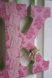 Ideally, this project is perfect for 5″ charm squares, but you could cut the scrap squares a little larger (6″ x 6″. Learn How To Make A Hanging Fabric Letter For A Door In Your Home Diy Crafts Crafts Cute Crafts