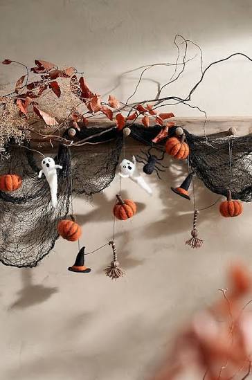 Halloween Icons Felt Garland | Terrain