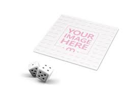 Download Square Board Game With Dice Mockup Generator Mediamodifier