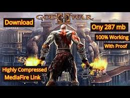 God Of War 2 Highly Compressed Download Only 287 Mb 100 Working With God Of War Kratos God Of War War