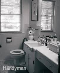 This bathroom layout uses a 5ft by 8ft plan that makes good use of every inch of available space. A Small Bathroom That Feels Big Diy