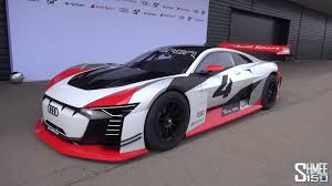 Video Of The Day Shmee Drives The Audi E Tron Vision Gran Turismo Pictures Photos Wallpapers And Video Top Speed Audi Audi E Tron Racing Car Design