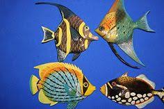 6.5'' h x 3.75'' w x 1.3'' d; Christmas Gift Colorful Coral Reef Fish Home Decor 3 D Realisticbundle 4 Wall Sculptures Home Garden Worldenergy Ae