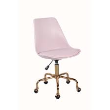 Shop for folding desk chair online at target. Calford Pink Office Chairs Simple Swivel Executive Chair Pu Home Office Chair With Gold Legs Buy Office Reception Chairs Office Seating Chairs Pink Chair Product On Alibaba Com
