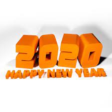 Happy New Year 2020 3d Text New Year Text Newyear Happy New Year 2020 Wallpapers