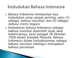 Sudah sepantasnya begitu, bahasa indonesia jadi bahasa resmi asean. Sejarah Bahasa Indonesia Ppt Download