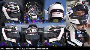 Valtteri bottas 2017 gp 1/2 scale f1 mini helmet casque. Valtteri Bottas 2017 Helmet By George Simmons Trading Paints