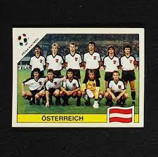 Nuove misure per l'ingresso in svizzera. Italia 90 Nr 060 Panini Sticker Osterreich Mannschaft Sticker Worldwide