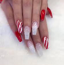 Tons of instagram and youtube ideas for classy, short, simple and do you find coffin nails fit you and your style better than any other nail types? 50 Insanely Cute Christmas Nails That You Need To Try This Year