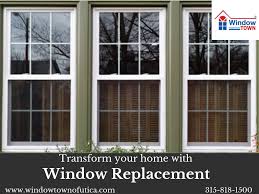 Get Your Window Replacement Done With Window Town Of Utica We Are The Leading Window Contractors In Utica Ny Green Windows Window Brands Double Hung Windows