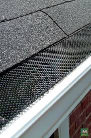Minimize Your Outdoor Spring Cleaning Chores With A Invisaflow Metal Lock In Gutter Guard Covered In Mesh This Gutter Guar Gutters Downspout Gutter Drainage
