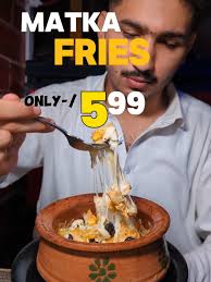 Irresistible Cheesy Matka Fries: A Creamy and Crunchy Delight!