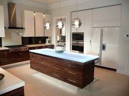 Glass Countertop Island With Led Lighting Designed By Cgd Glass Countertops