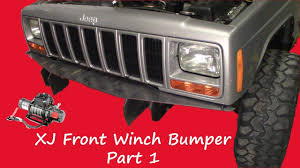 Diy jeep yj bumper kits google search jeep. Diy Front Bumper Pt 1 For A Jeep Cherokee Xj Youtube