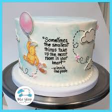 Classic Winnie Baby Shower Cake Nj Disney Baby Shower Baby Shower Cakes For Boys Baby Shower Cakes