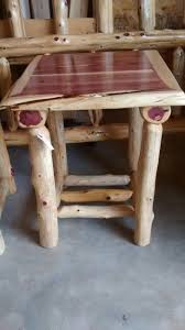 Red Cedar End Table Wood Projects Table Decor