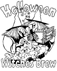 Free halloween coloring pages for kids (or for the kid in you). Halloween Witches Brew Coloring Page Crayola Com