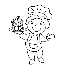 This little chef coloring page is available for free in cooking coloring pages. Cute Kid Chef Coloring Page Free Printable Coloring Pages For Kids