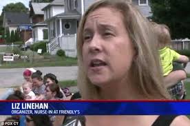 Mothers stage nurse-in at Connecticut Friendly's after mother asked to  'cover up'