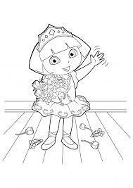 Most of all she enjoys traveling with her friends. Dasha As A Princess On Stage Coloring Pages Dora The Explorer Coloring Pages Colorings Cc