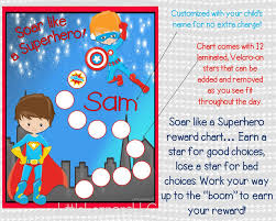 superhero behavioral chart personalized reward chart star chart laminated assembled potty chart chore chart kids chart boys