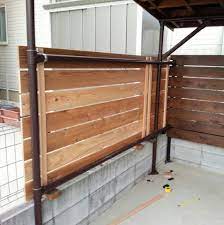 単管ﾊﾟｲﾌﾟｻｲｸﾙﾎﾟｰﾄ製作記 ｳｯﾄﾞﾌｪﾝｽ製作編 フェンス 物置小屋の作り方 自転車置場 diy