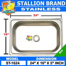 Maybe you would like to learn more about one of these? Master Sink Group Stallion Brand Small Stainless Kitchen Sink Ozl Shopee Philippines