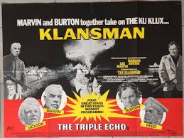English poster THE CLANMAN Klansman LEE MARVIN Richard Burton KU KLUX –  CINEAD
