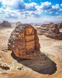 The Abu Lawha The Largest Nabataean Tomb At The Desert Archaeological Site Of Madain Saleh In Al Ula Cit Ancient Architecture Ancient Buildings Ancient Ruins