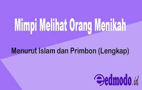 Buku cerita si juki x spongebob squarepants: Mimpi Melihat Orang Menikah Lengkap Dengan Artinya