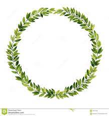 Green Leaf Watercolor Wreath Download From Over 63 Million High Quality Stock Photos Images Vectors S Wreath Watercolor Floral Letters Wreath Illustration