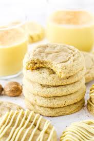 Eggnog Cookies Soft Chewy 20 Minute Cookie Recipe Recipe Eggnog Cookies Fudge Recipes Easy Fudge Recipes