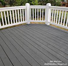 little black door i wear my sunglasses at night deck reveal deck paint staining deck deck colors