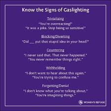 So here's a list of gaslighting tactics, signs you've been affected by gaslighting, why someone might be gaslighting you, and what you might do to free yourself. The Aunties On Twitter A Lot Of People Don T Know What Gaslighting Is It S A Very Common Feature Of Abusive Relationships And A Popular Mechanism Of Power And Control Https T Co Q5wiaadhvl