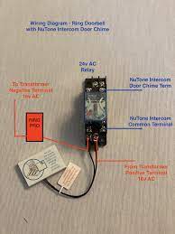 Help understanding exhaust fan manual. How To Integrate Ring Doorbell To Nutone Intercom Or Any Other Digital Door Chime Via A Relay Ring