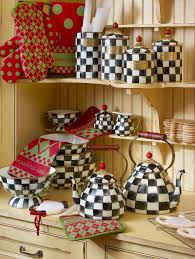 Black And White Checkered Tea Kettle Mackenzie Childs Enamel Dishes Hand Painted By Mackenzie Childs Mackenzie Childs Mackenzie Childs Inspired Home Decor