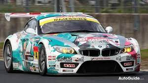 Hatsunemiku Goodsmile Bmw Z4 Gt3 Race Car Is All Sorts Of Awesome Autoguide Com News In The World Of Super Gt Racing We Often Think Of Bmw Z4 Bmw Race Cars